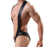 MenSexyWear Singlet Backless Totomoto Noir